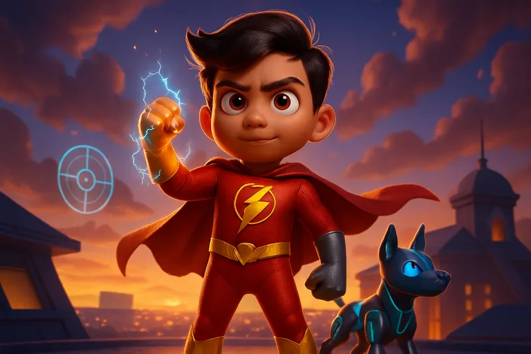 Superhero Academy example cover