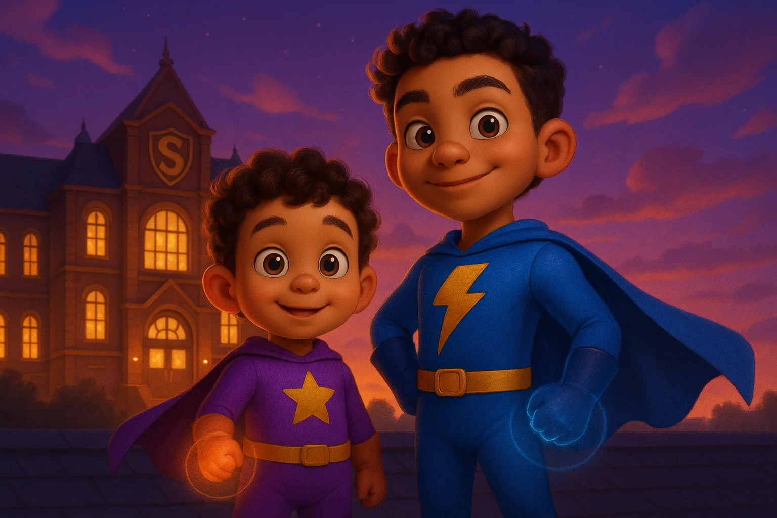 Superhero Academy example cover